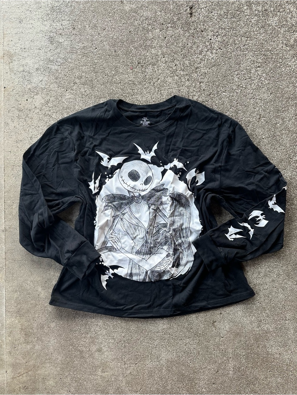Disney The Nightmare Before Christmas Jack & Sally Long Sleeve T Shirt